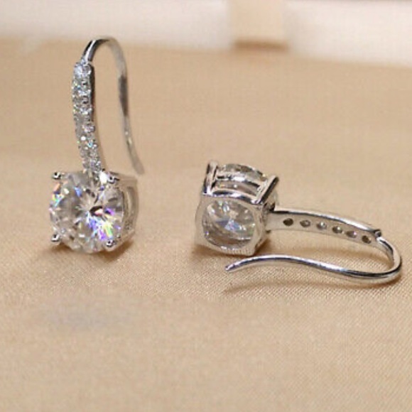 NEW STERLING Silver Luxury Earrings - Picture 3 of 4